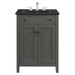EEI-5354-GRY-BLK Bathroom/Vanities/Single Vanity Cabinets with Tops