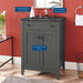 EEI-5354-GRY-BLK Bathroom/Vanities/Single Vanity Cabinets with Tops