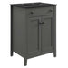 EEI-5354-GRY-BLK Bathroom/Vanities/Single Vanity Cabinets with Tops