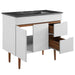 EEI-5392-GRY-BLK Bathroom/Vanities/Single Vanity Cabinets with Tops