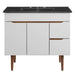 EEI-5392-GRY-BLK Bathroom/Vanities/Single Vanity Cabinets with Tops