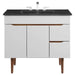 EEI-5392-GRY-BLK Bathroom/Vanities/Single Vanity Cabinets with Tops