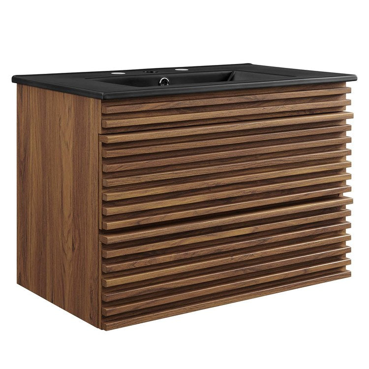 Product Image: EEI-5417-WAL-BLK Bathroom/Vanities/Single Vanity Cabinets with Tops