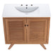 EEI-5113-NAT-WHI Bathroom/Vanities/Single Vanity Cabinets with Tops