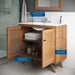 EEI-5113-NAT-WHI Bathroom/Vanities/Single Vanity Cabinets with Tops
