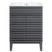 EEI-3860-GRY-WHI Bathroom/Vanities/Single Vanity Cabinets with Tops