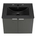 EEI-5370-GRY-BLK Bathroom/Vanities/Single Vanity Cabinets with Tops