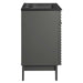 EEI-5350-GRY-BLK Bathroom/Vanities/Single Vanity Cabinets with Tops