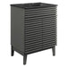 EEI-5350-GRY-BLK Bathroom/Vanities/Single Vanity Cabinets with Tops
