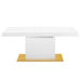 EEI-4660-WHI-GLD Decor/Furniture & Rugs/Accent Tables
