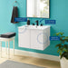 EEI-5379-WHI-WHI Bathroom/Vanities/Single Vanity Cabinets with Tops