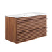 EEI-4436-WAL-WHI Bathroom/Vanities/Single Vanity Cabinets with Tops