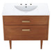 EEI-5109-NAT-WHI Bathroom/Vanities/Single Vanity Cabinets with Tops