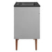EEI-5357-GRY-BLK Bathroom/Vanities/Single Vanity Cabinets with Tops