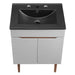 EEI-5357-GRY-BLK Bathroom/Vanities/Single Vanity Cabinets with Tops