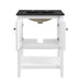 EEI-5358-WHI-BLK Bathroom/Vanities/Single Vanity Cabinets with Tops