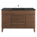 EEI-5398-WAL-BLK Bathroom/Vanities/Single Vanity Cabinets with Tops