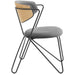 EEI-3605-BLK-GRY Decor/Furniture & Rugs/Chairs