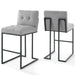 EEI-4159-BLK-LGR Decor/Furniture & Rugs/Counter Bar & Table Stools