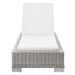 EEI-4843-LGR-WHI Outdoor/Patio Furniture/Outdoor Chaise Lounges