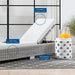 EEI-4843-LGR-WHI Outdoor/Patio Furniture/Outdoor Chaise Lounges