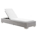 EEI-4843-LGR-WHI Outdoor/Patio Furniture/Outdoor Chaise Lounges