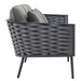 EEI-3020-GRY-CHA Outdoor/Patio Furniture/Outdoor Sofas