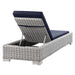 EEI-4843-LGR-NAV Outdoor/Patio Furniture/Outdoor Chaise Lounges