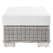 EEI-4839-LGR-WHI Outdoor/Patio Furniture/Outdoor Ottomans