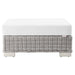EEI-4839-LGR-WHI Outdoor/Patio Furniture/Outdoor Ottomans
