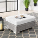 EEI-4839-LGR-WHI Outdoor/Patio Furniture/Outdoor Ottomans
