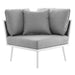 EEI-5567-WHI-GRY Outdoor/Patio Furniture/Outdoor Chairs