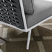 EEI-5567-WHI-GRY Outdoor/Patio Furniture/Outdoor Chairs