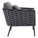 EEI-3054-GRY-CHA Outdoor/Patio Furniture/Outdoor Chairs