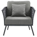 EEI-3054-GRY-CHA Outdoor/Patio Furniture/Outdoor Chairs