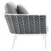 EEI-5565-WHI-GRY Outdoor/Patio Furniture/Outdoor Chairs