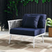EEI-5565-WHI-NAV Outdoor/Patio Furniture/Outdoor Chairs
