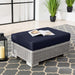 EEI-4839-LGR-NAV Outdoor/Patio Furniture/Outdoor Ottomans