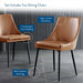 EEI-4827-BLK-TAN Decor/Furniture & Rugs/Chairs