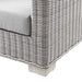 EEI-4842-LGR-GRY Outdoor/Patio Furniture/Outdoor Sofas