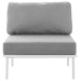 EEI-5568-WHI-GRY Outdoor/Patio Furniture/Outdoor Chairs