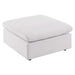 EEI-4903-WHI Outdoor/Patio Furniture/Outdoor Ottomans