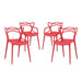 EEI-2348-RED-SET Decor/Furniture & Rugs/Chairs