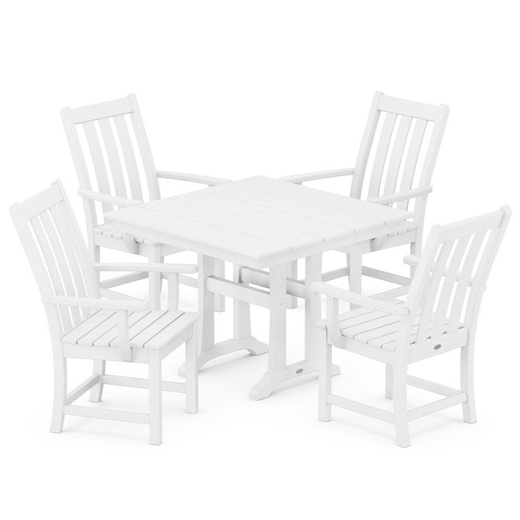 Product Image: PWS643-1-WH Outdoor/Patio Furniture/Patio Dining Sets