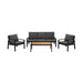SETODPN4BL Outdoor/Patio Furniture/Patio Conversation Sets