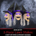 HHWITCH-3STL Holiday/Halloween/Halloween Outdoor Decor