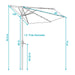 ECG-165 Outdoor/Outdoor Shade/Patio Umbrellas
