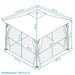CRE-645 Outdoor/Outdoor Shade/Gazebos