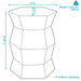 GBH-647 Decor/Furniture & Rugs/Ottomans Benches & Small Stools