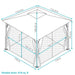CRE-621 Outdoor/Outdoor Shade/Gazebos